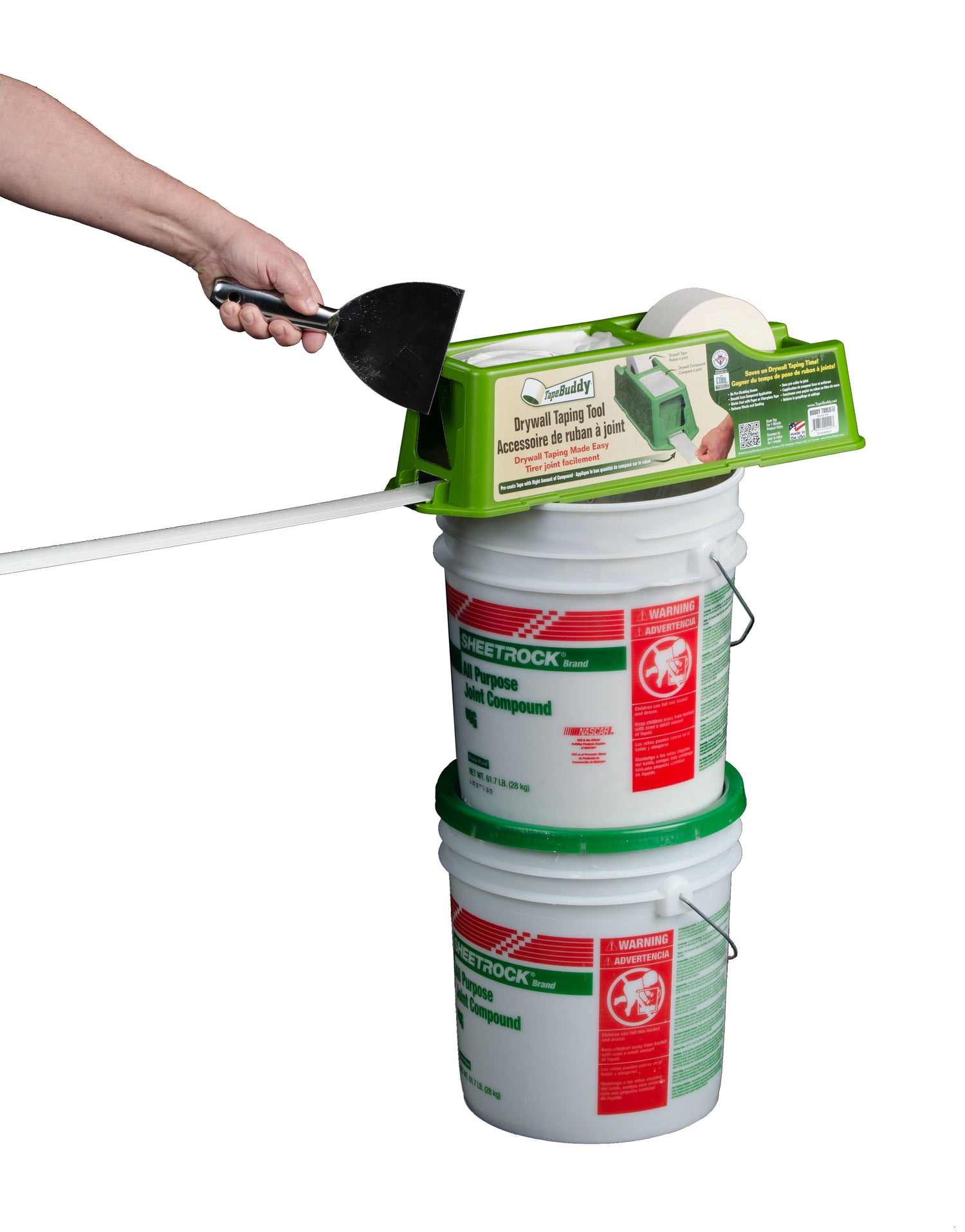 Buddy Tools TapeBuddy - Herramienta para encintar paneles de yeso