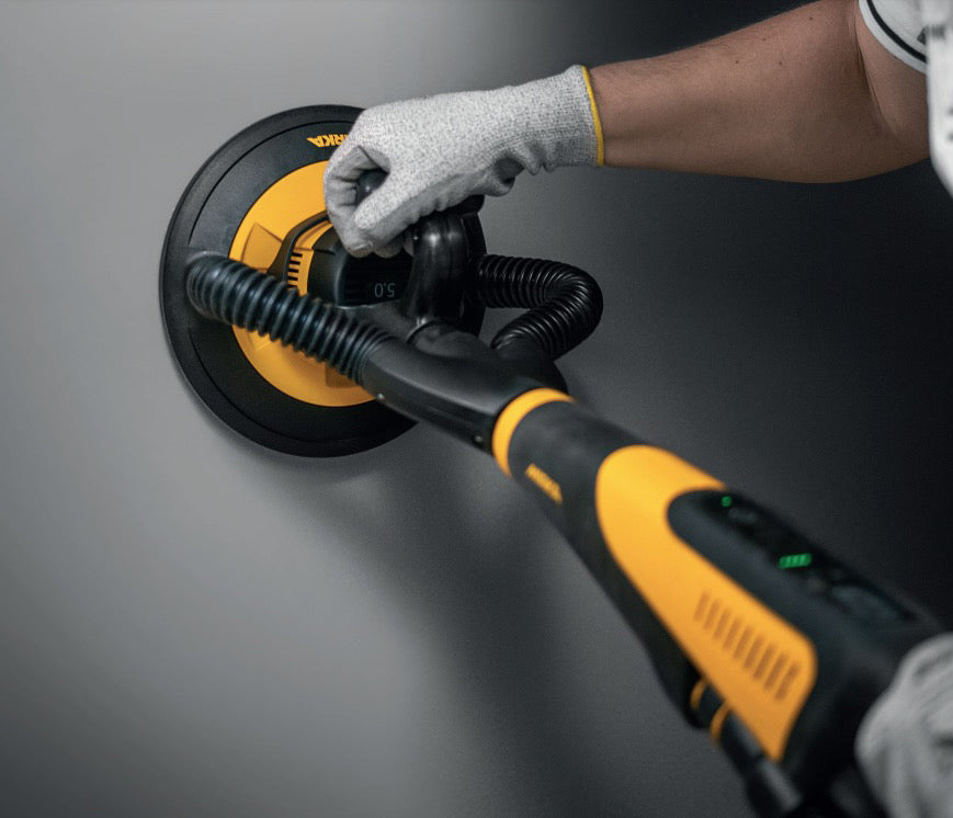 Mirka LEROS-S Lijadora compacta para paneles de yeso de 9" con bolsa de transporte (MIW95021BAUS)