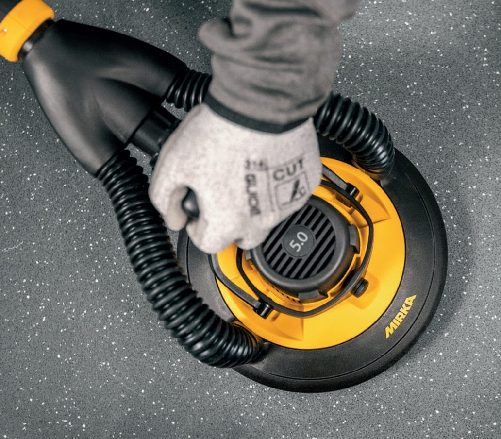 Mirka LEROS-S Lijadora compacta para paneles de yeso de 9" con bolsa de transporte (MIW95021BAUS)