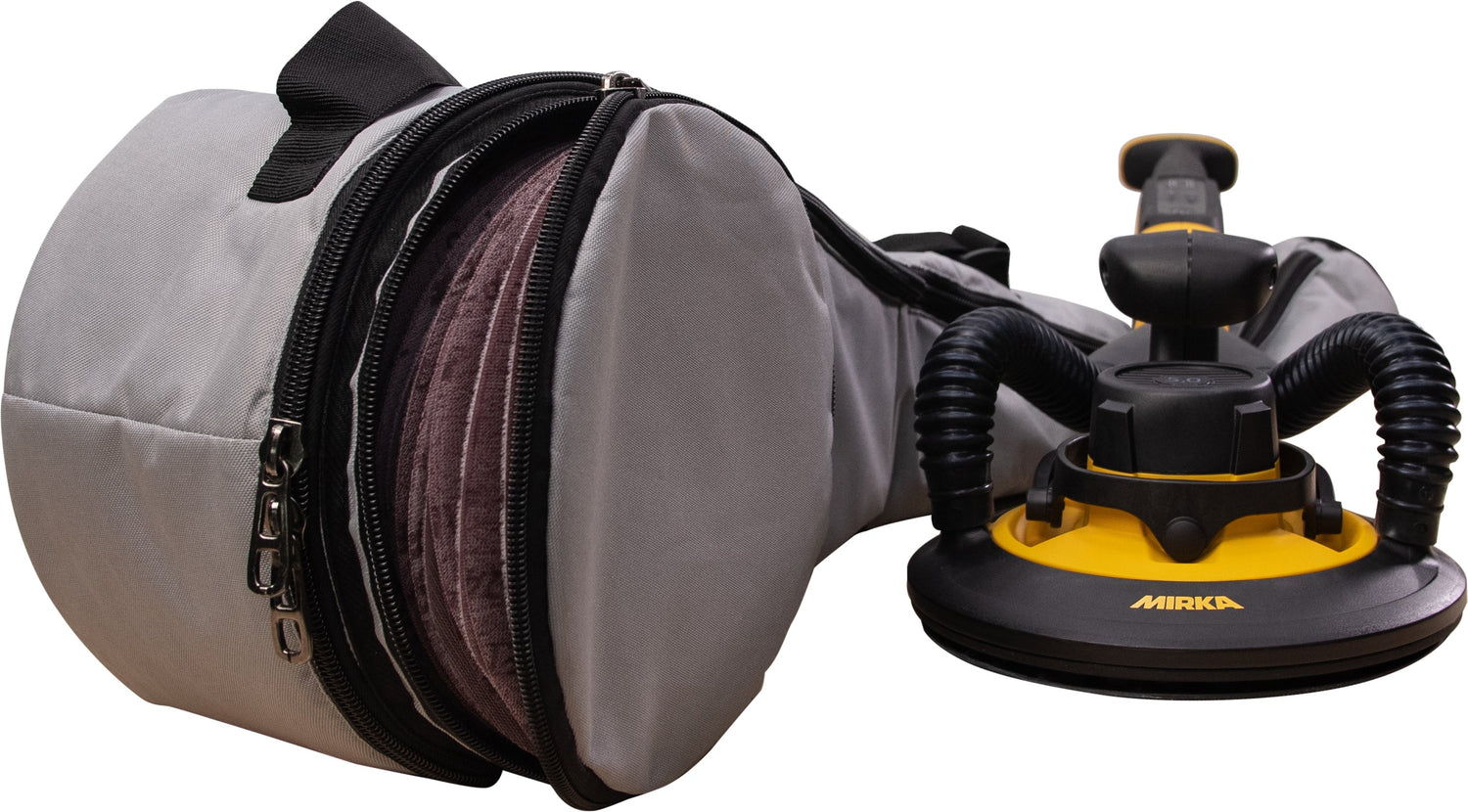 Mirka LEROS-S Paquete combinado de lijadora compacta para paneles de yeso/aspirador de polvo de 9" (MCA-LEROSS-CD)