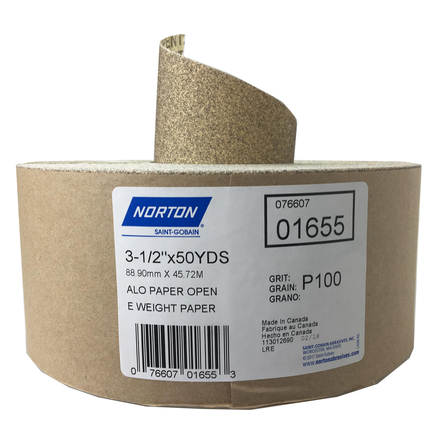 Norton 3-1/2″ x 50 Yard WallSand Papel de lija