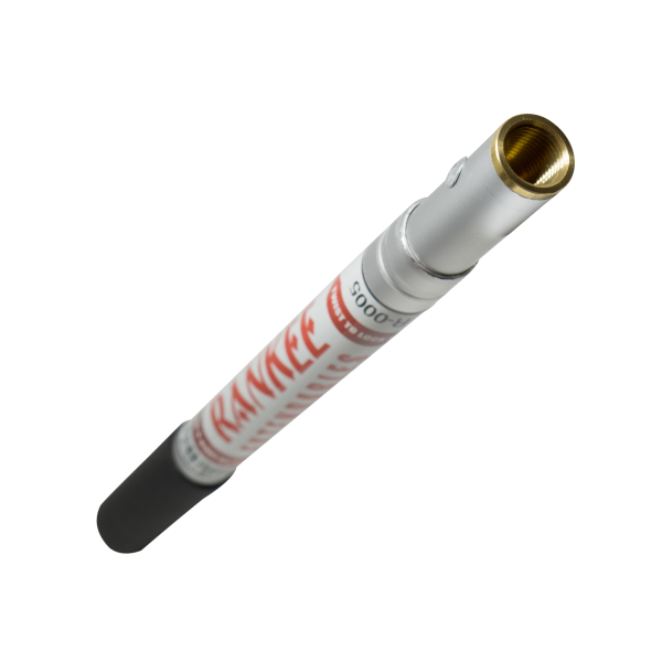 Rankee 15" - 24" Mango de giro y bloqueo con hoja de cuchillo ancha Kraft y kit de adaptador