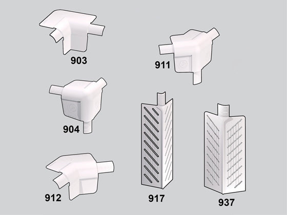 Adaptador de punta redondeada grande de ¾” Trim-Tex