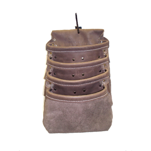 Bolsa de clavos de cuatro bolsillos grandes de Viking Drywaller