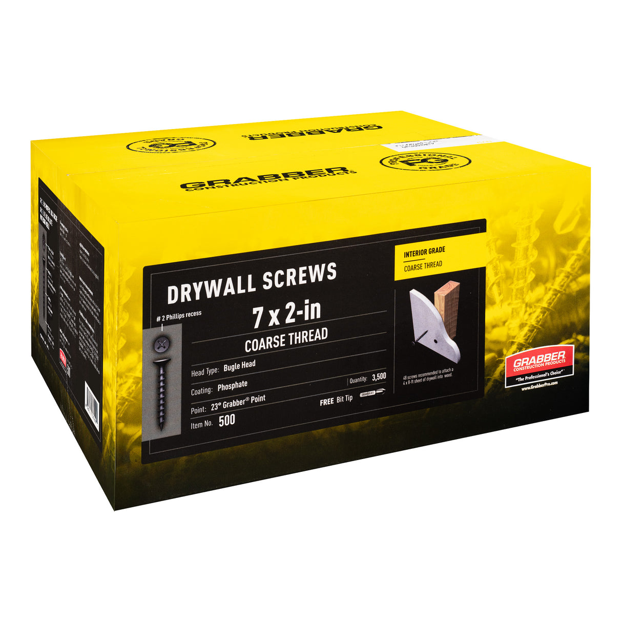 Grabber Drywall to Wood Screws - Bugle Head - Coarse Thread