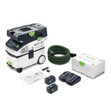 Festool Aspirador móvil inalámbrico CLEANTEC CTC MIDI I HEPA-Plus