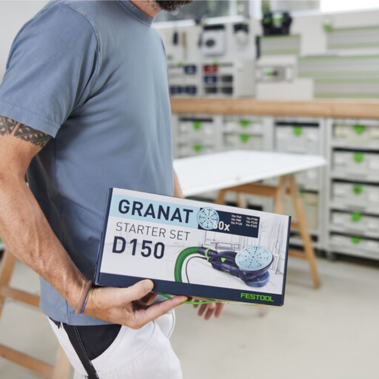 Festool 578166 Juego básico Granat Surtido STF D150 de 6"