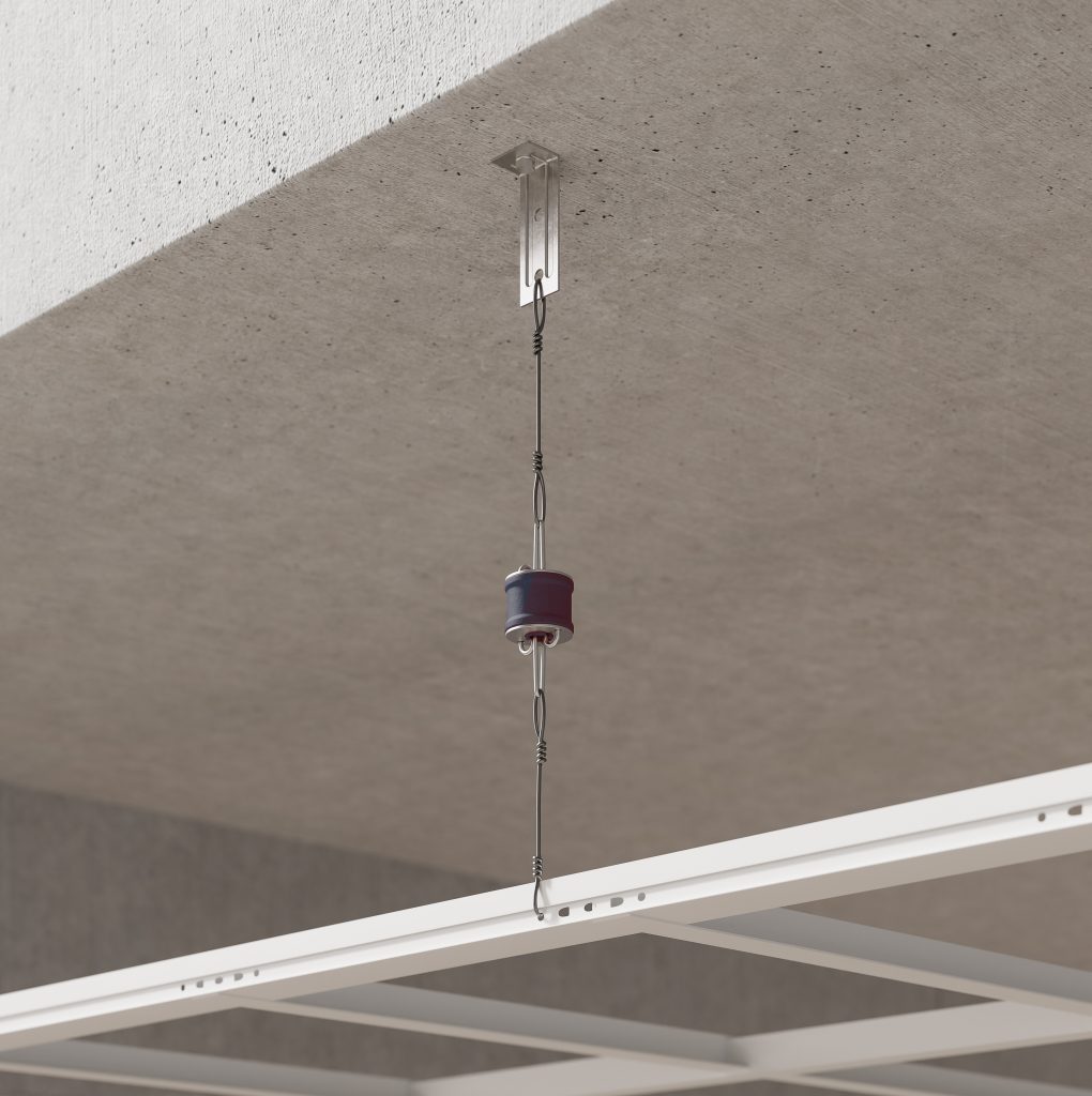 Soporte de techo con aislamiento acústico Resilmount A50R