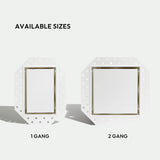 Montaje de receptáculo invisible para paneles de yeso Fittes [Luxe]