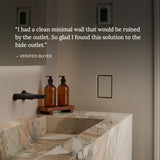 Montaje de receptáculo invisible para paneles de yeso Fittes [Luxe]