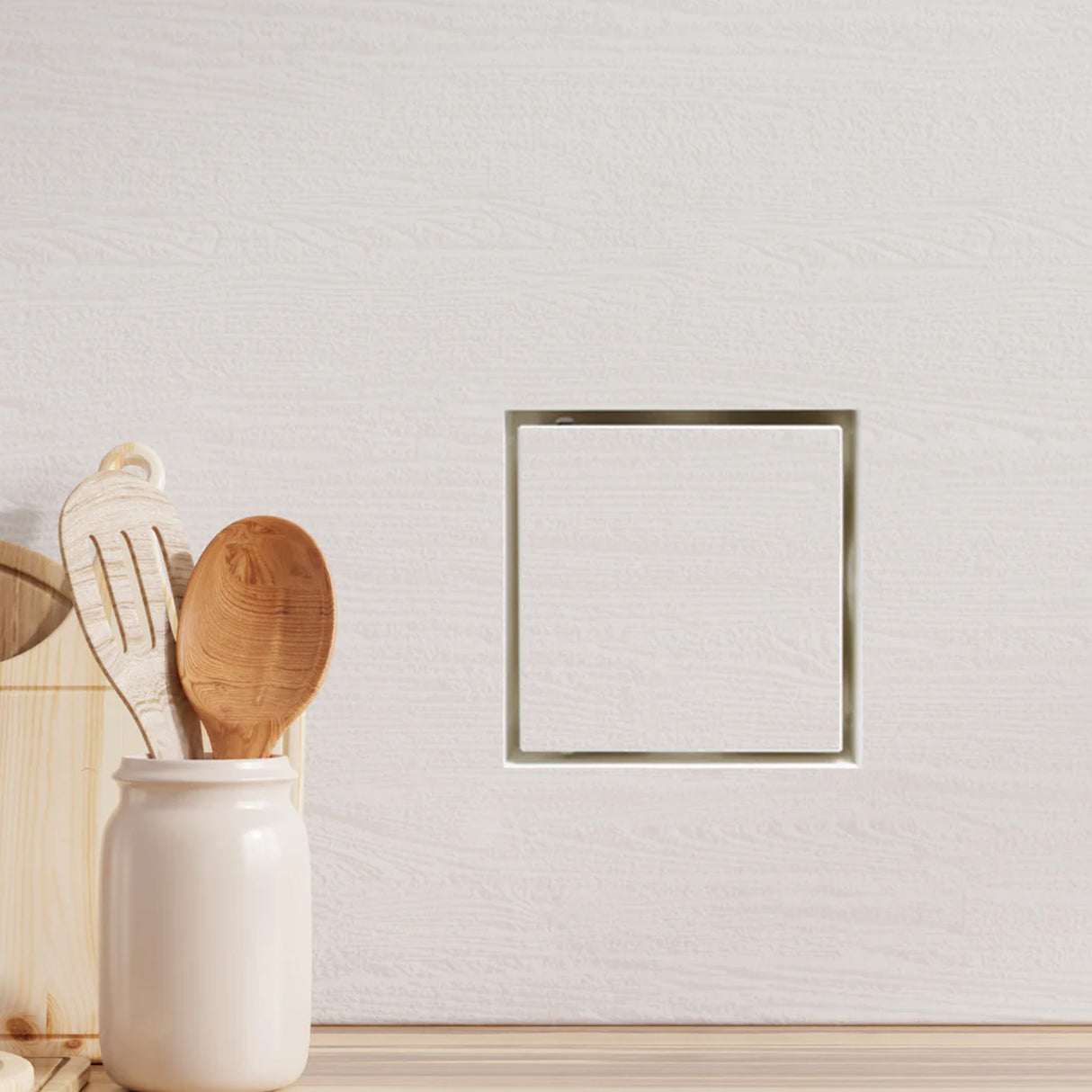 Montaje de receptáculo invisible para paneles de yeso Fittes [Luxe]