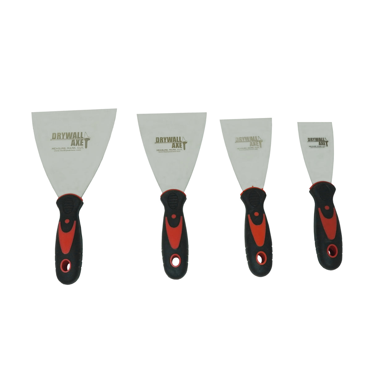 Ensemble de 4 couteaux à mastic pour cloisons sèches