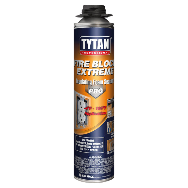 Tytan Fire Block Extreme Type-V Expanding Insulating Spray Foam (24 oz.)
