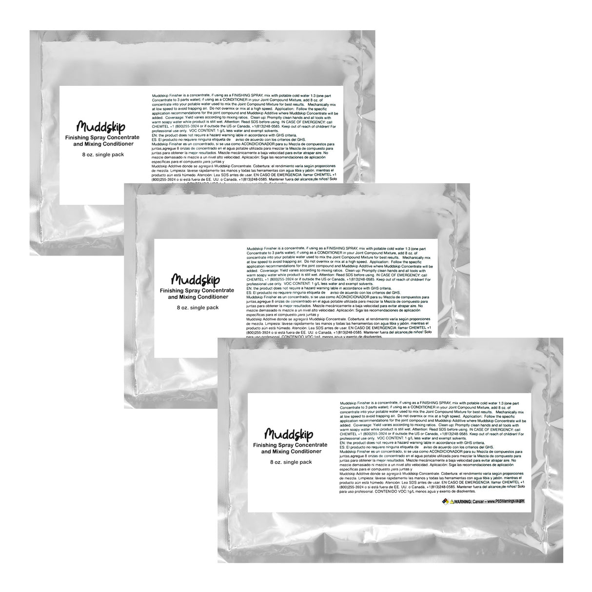 Concentré de finition et revitalisant Muddskip 8 oz (paquet de 3)