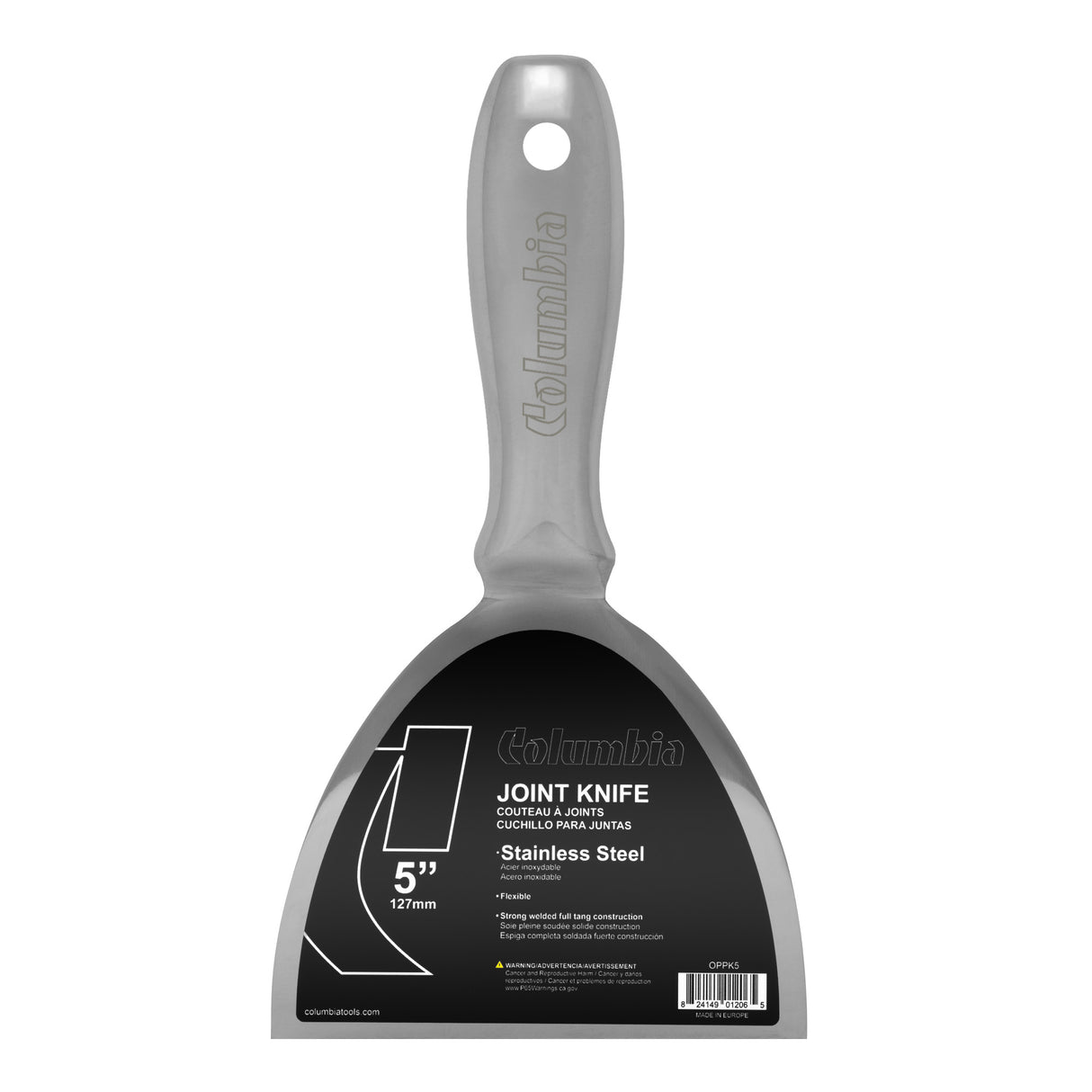 Couteaux à mastic monobloc en acier inoxydable Columbia