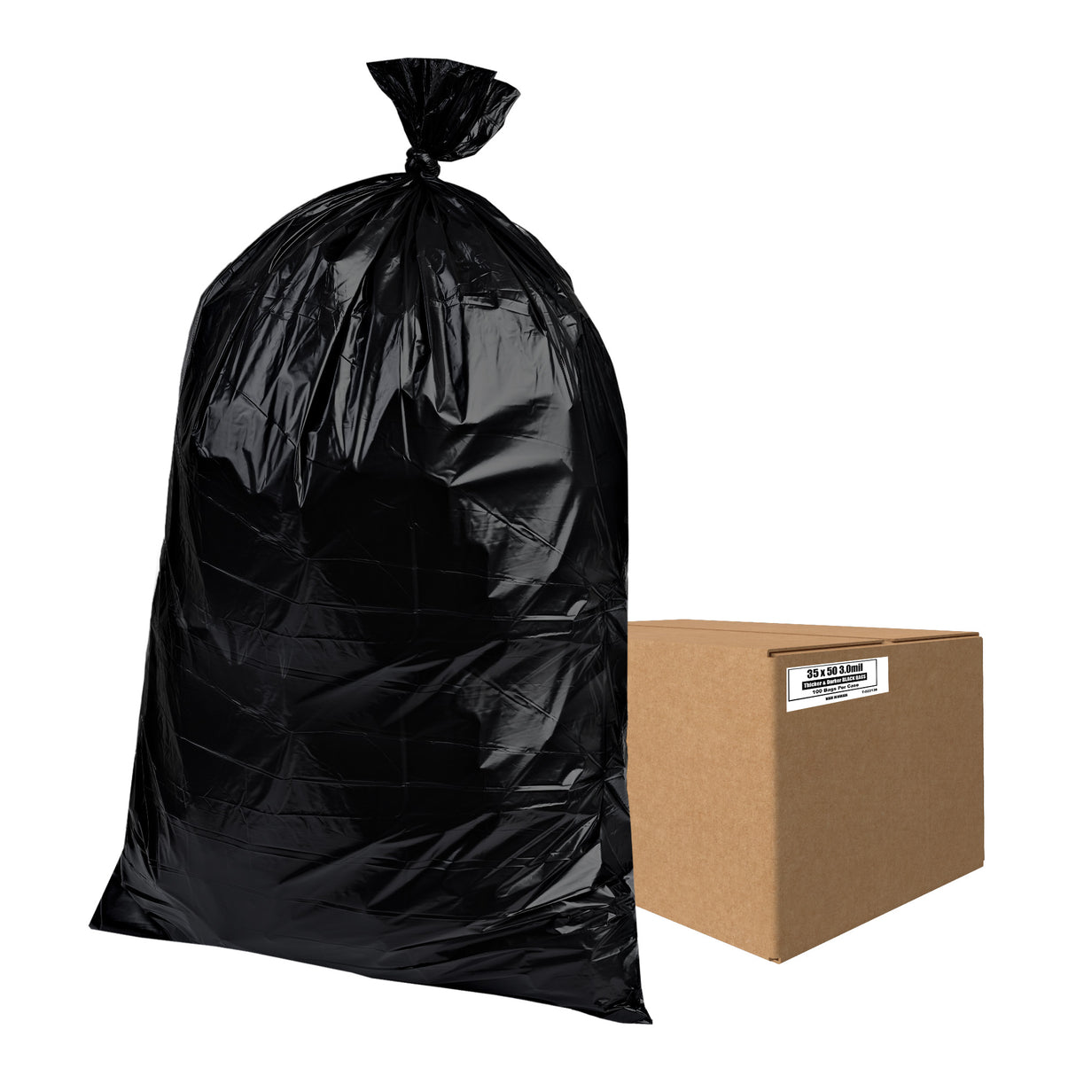 Bolsas de basura resistentes de grado contratista CSR - Caja de 100