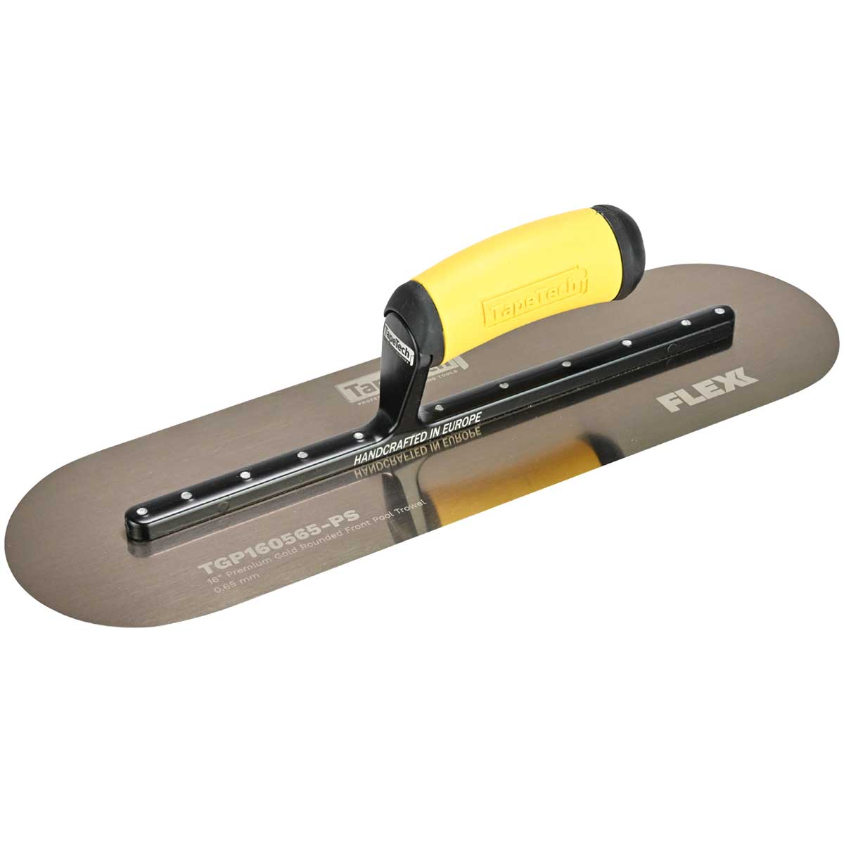 TapeTech Premium Gold FLEXX Rounded Front Pool Trowel