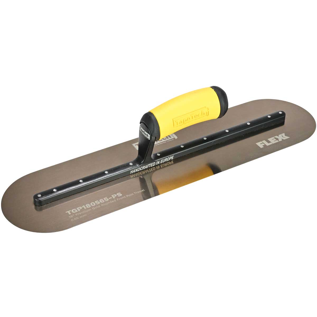 TapeTech Premium Gold FLEXX Rounded Front Pool Trowel