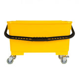 Seau de nettoyage de vitres en plastique jaune Johnny Vac - 21 L 