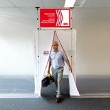 Kit de puerta magnética ZipWall® MDK para barrera antipolvo