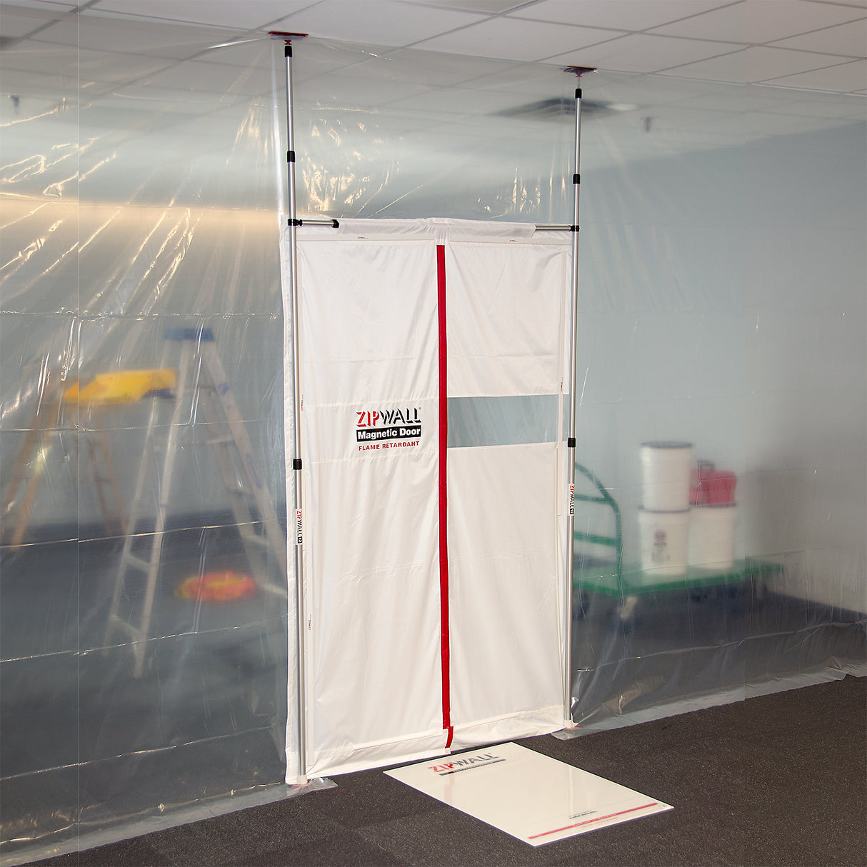 Kit de puerta magnética ZipWall® MDK para barrera antipolvo
