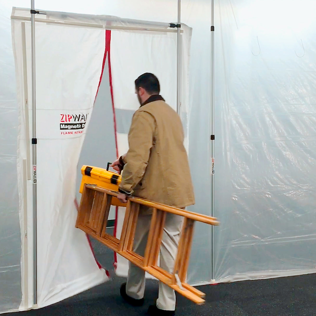 Kit de puerta magnética ZipWall® MDK para barrera antipolvo