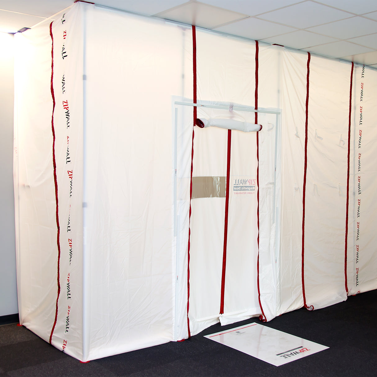 Kit de puerta magnética ZipWall® MDK para barrera antipolvo