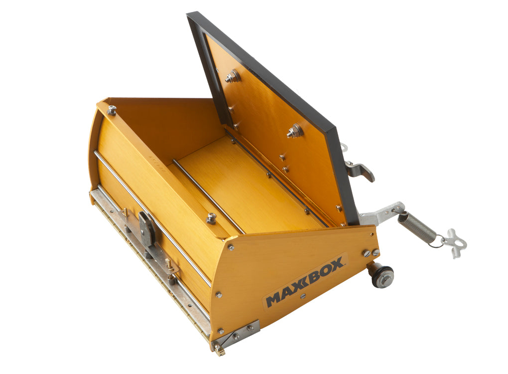Caja plana TapeTech Power Assist® MAXXBOX® con ruedas EasyRoll