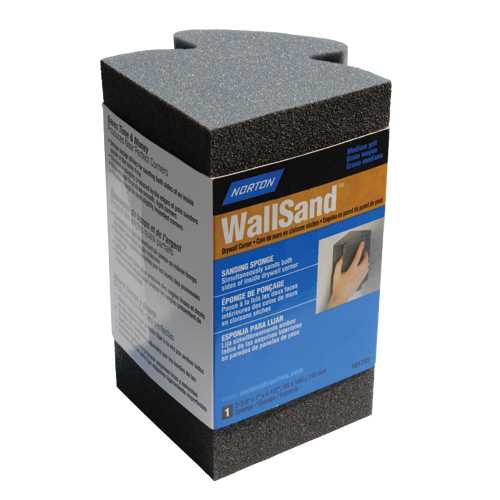 Norton WallSand Drywall Corner Sanding Sponge - Medium (100-Grit)