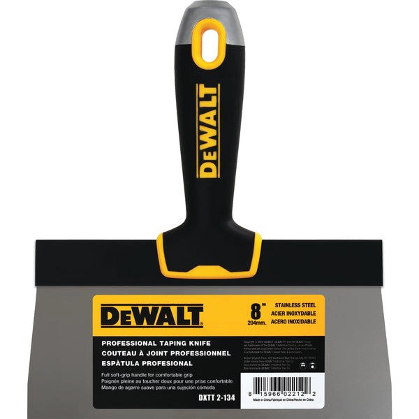 DeWalt Stainless Steel Taping Knife – Soft Grip Handle