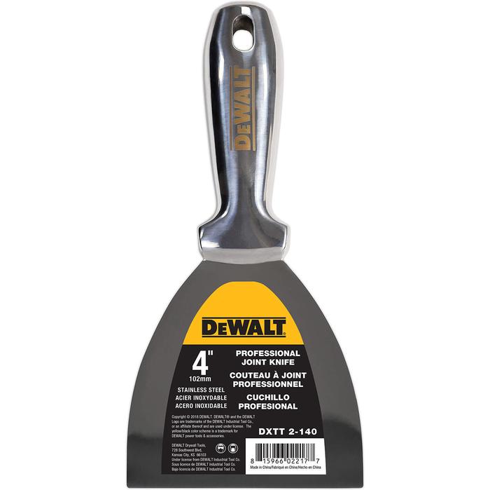 DeWalt Professional Stainless Steel Joint Knife Set with Handle Grips DXTT-3-203