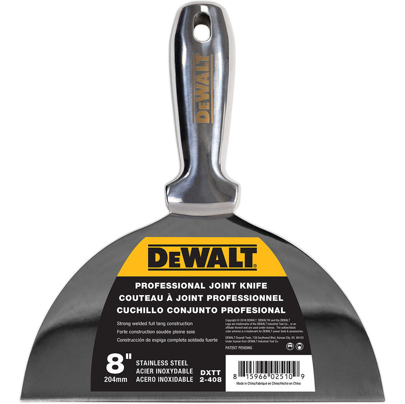 DeWalt One Piece Stainless Steel Putty Knives with Welded Handle