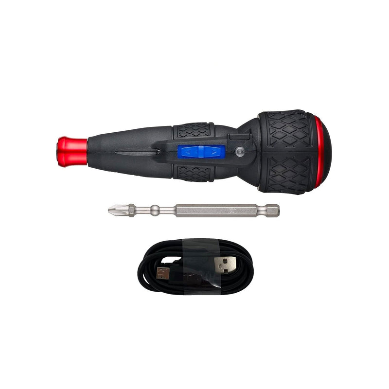 Vessel Rechargeable Ball Grip Screwdriver 220 USB Combo Kit