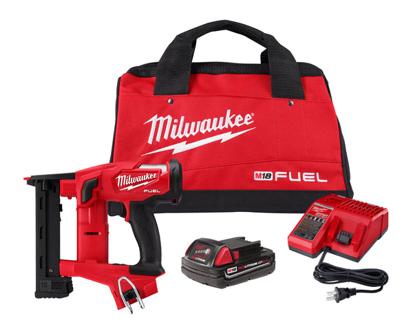 Milwaukee 2749-21CT M18 Fuel 1/4" Narrow Crown Stapler Kit