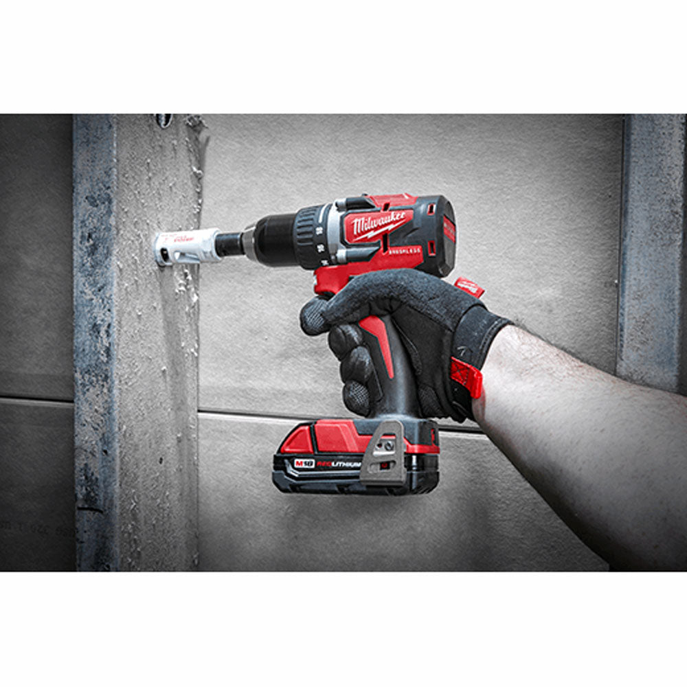 Milwaukee 2892-22CT M18 Kit combiné de perceuse sans balais et de tournevis à percussion