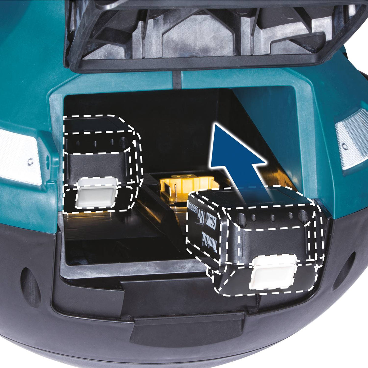 Makita DML810 18V LXT Lampe de travail LED à redressement automatique (outil uniquement)
