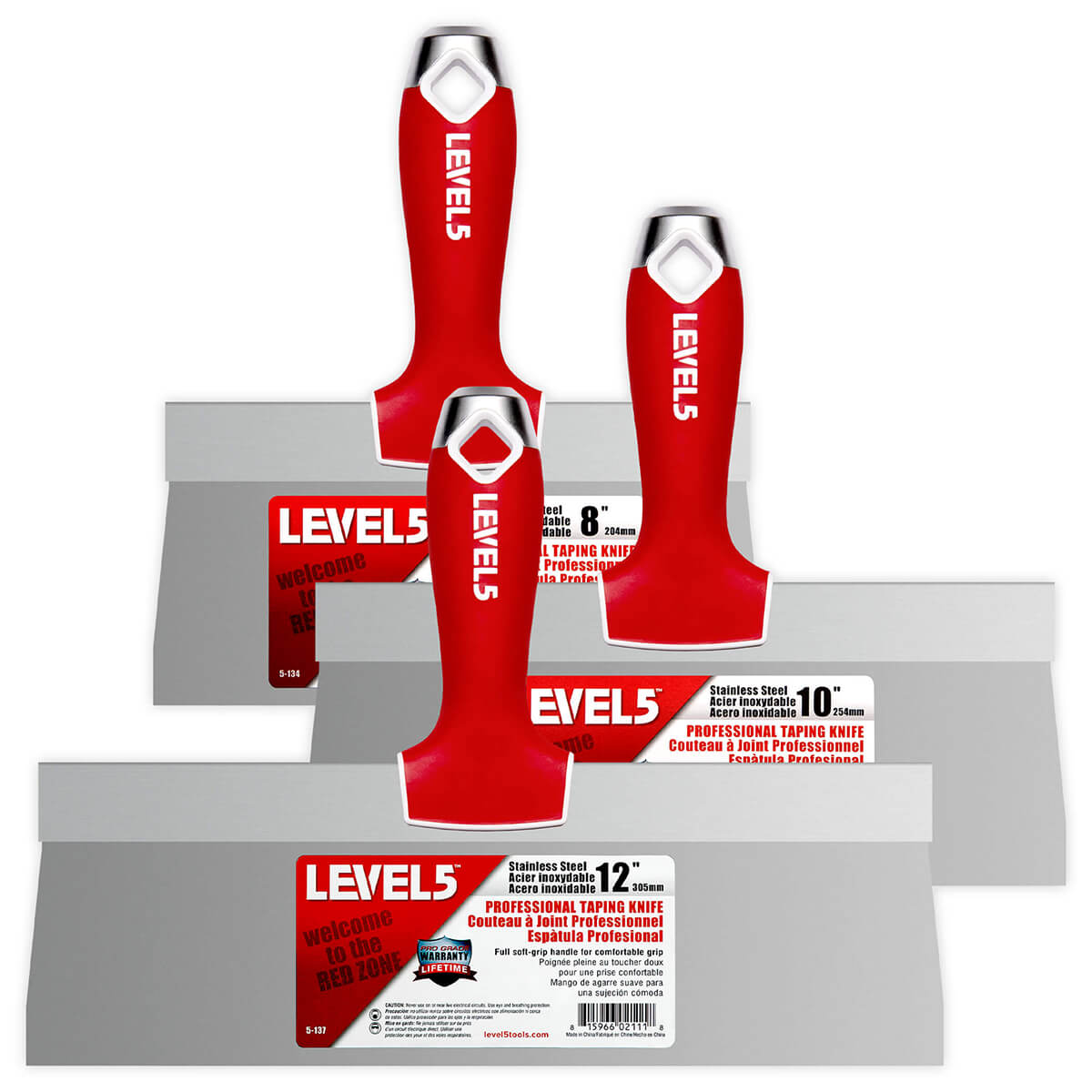 LEVEL5 STAINLESS STEEL TAPING KNIFE SET | 5-619