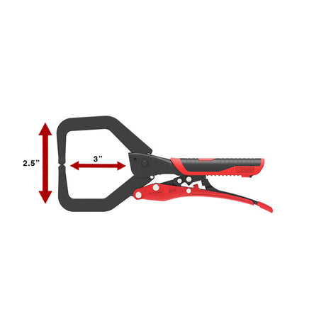 Armour Tool 7″ Verrouillage Auto-Adjust C-Clamp