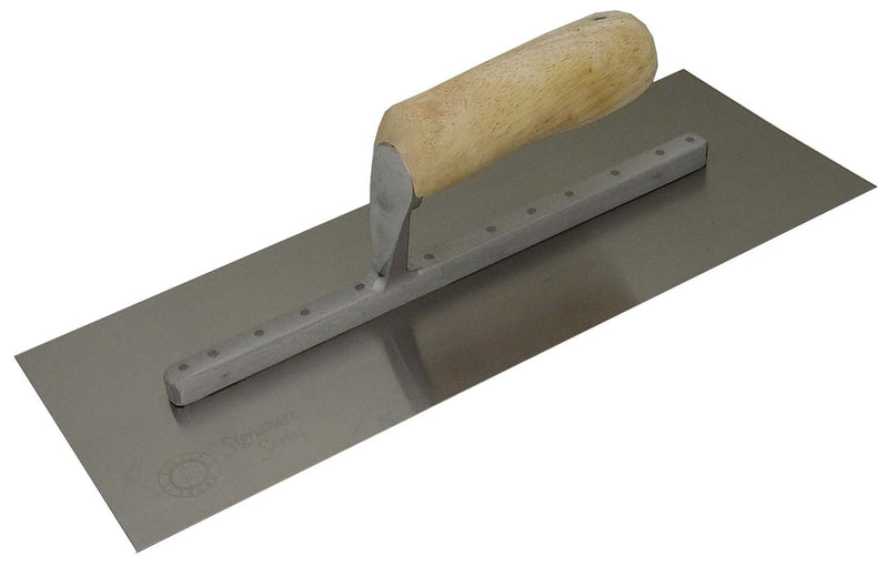 Circle Brand Signature Series Trowel with Curved Wood Handle