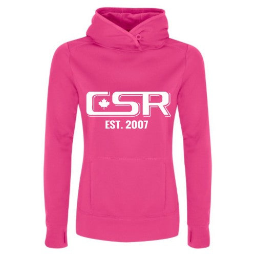 CSR Sweat à capuche rose ATC pour femme