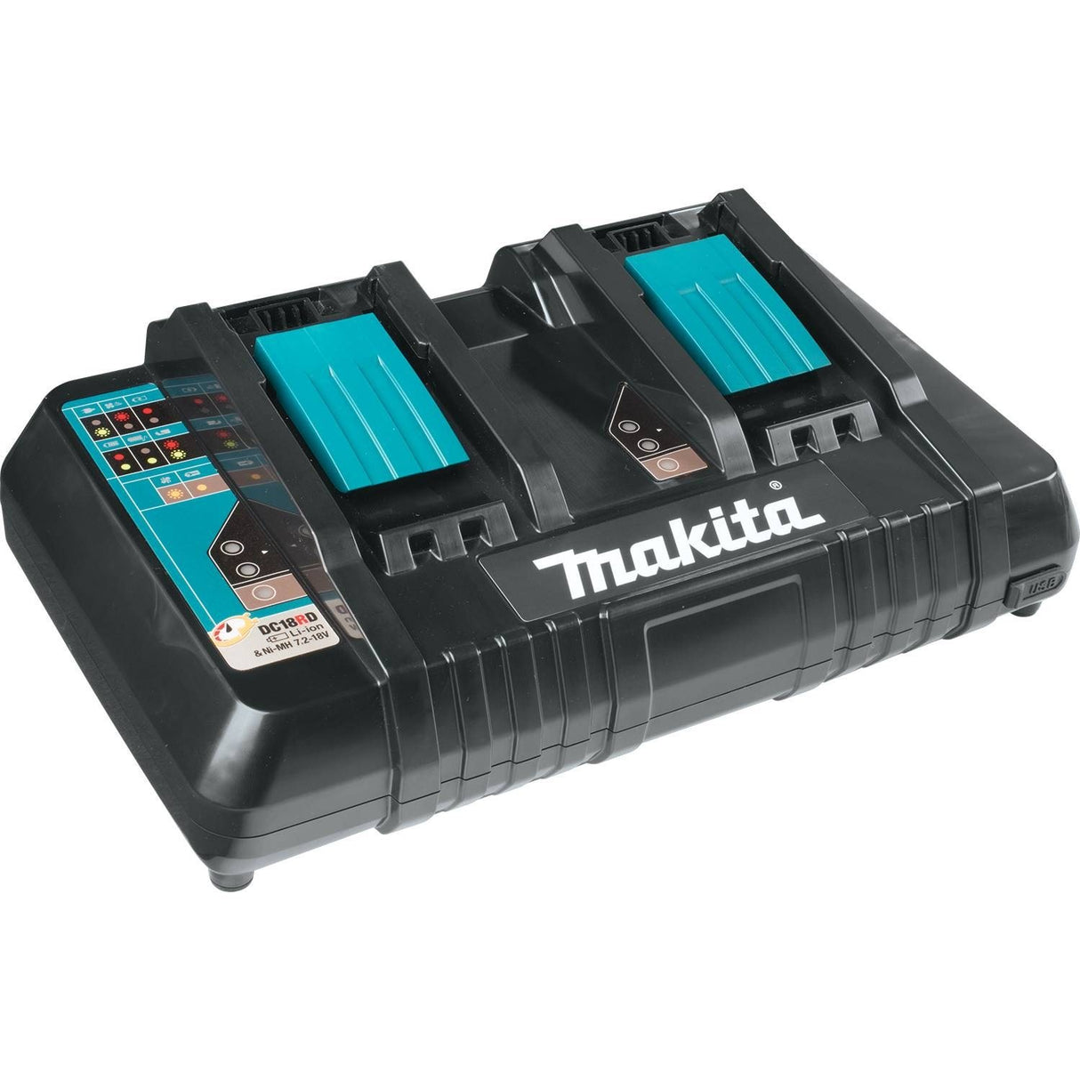 Makita DC18RD Dual Port 18V Li-Ion Rapid Charger