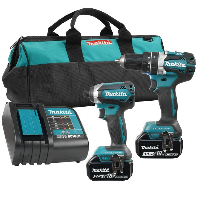 Makita DLX2180S 18V (3.0 Ah) LXT Juego combinado de 2 herramientas