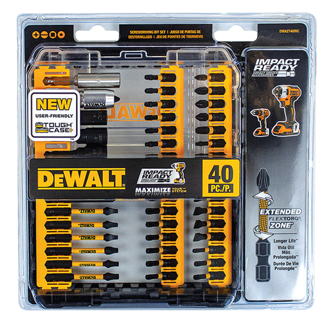 DeWalt FlexTorq Impact Ready 40-Piece Screwdriver Bit Set