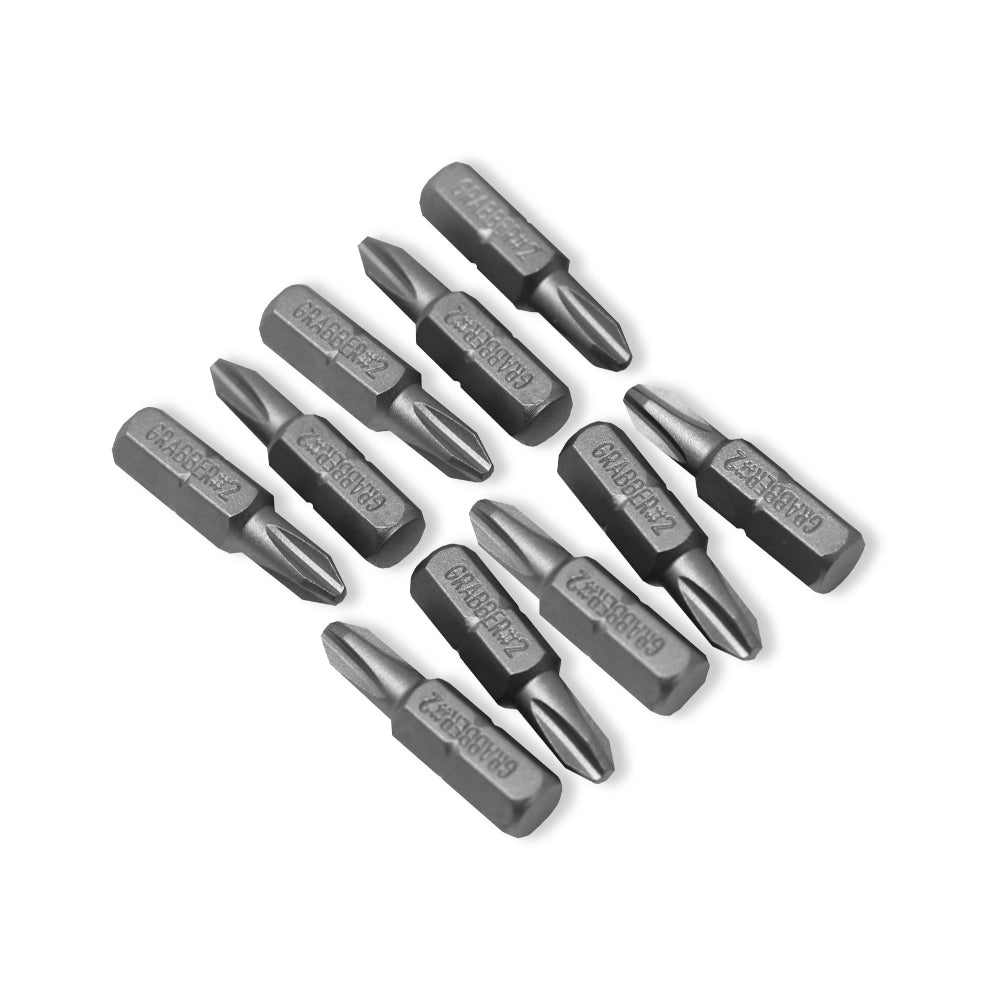 Grabber #2 Phillips Bit Tips (10-Pack)