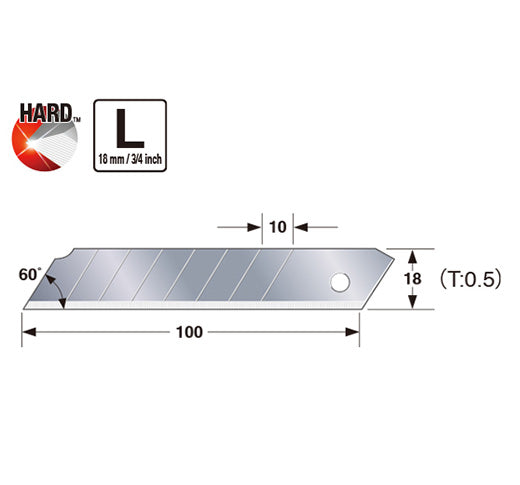 Tajima 0.7" Endura-Lame L