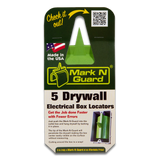 Buddy Tools Mark N Guard - Professional Drywall Electrical Box Locator Tool (Pack of 5)