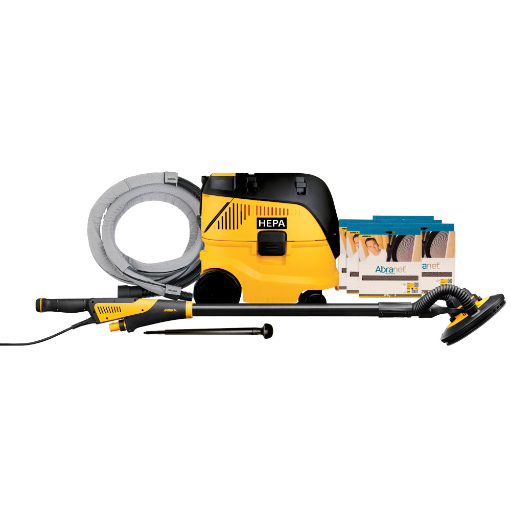 Mirka LEROS 9" Drywall Sander/Dust Extractor Combo Package