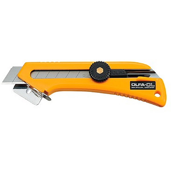 Olfa 18mm Ratchet-lock Utility Knife with 90-degree Cutting Base (CL)