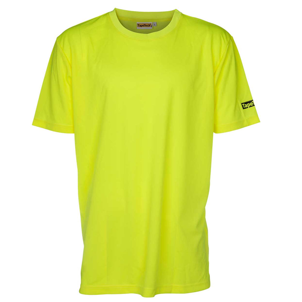 TapeTech High Visibility Premium Short Sleeve Work Shirt