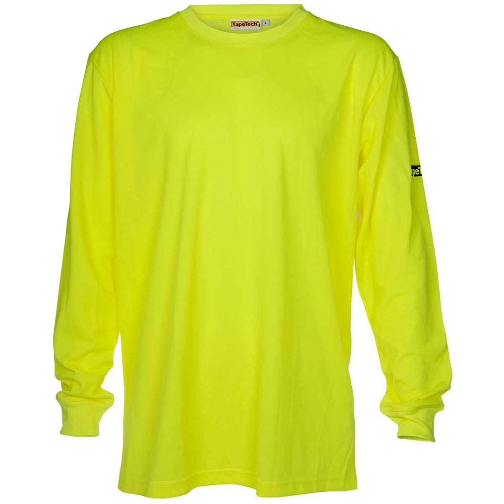 TapeTech High Visibility Premium Camisa de trabajo de manga larga